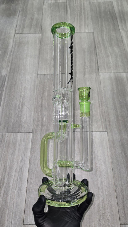 Monark Glass - 16" 50mm Stemline Recycler