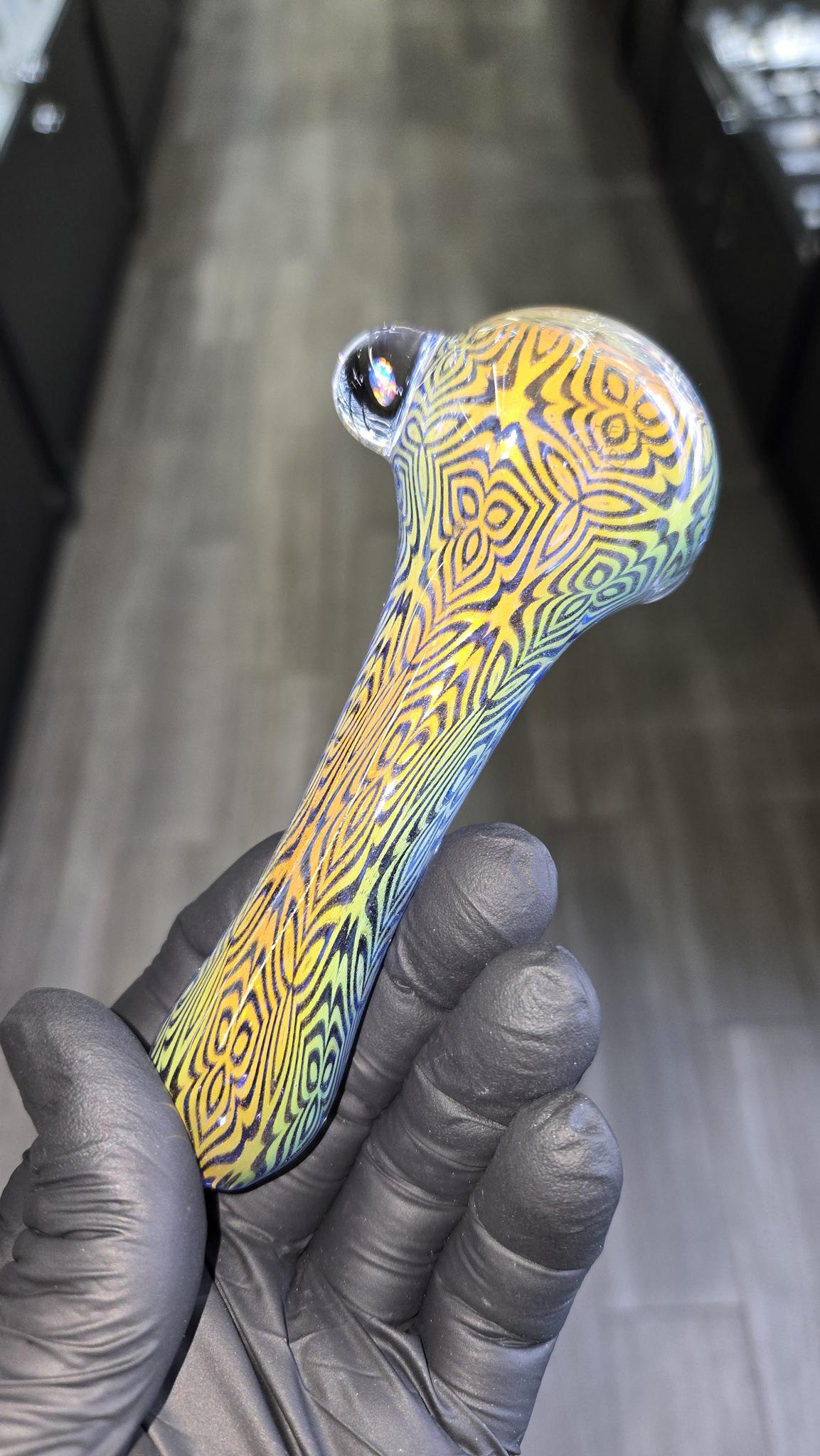 Hefe Glass - Fumed Etch Spoon #1
