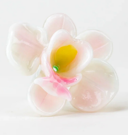 Empire Glassworks Orchid Flower Bowl Piece
