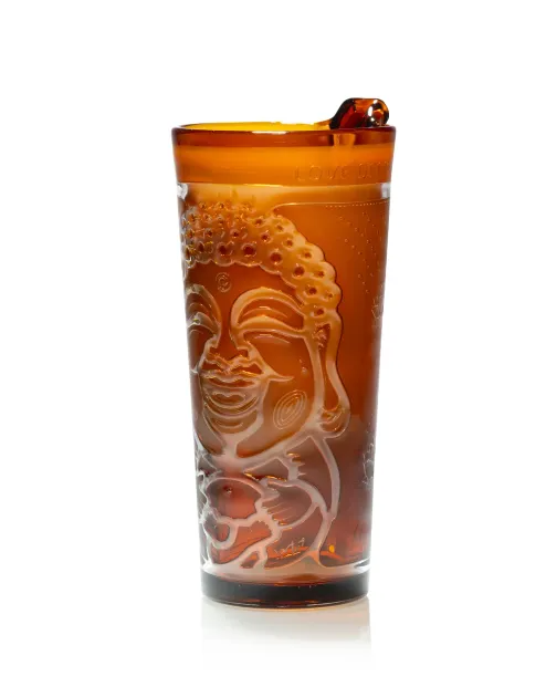 Laughing Buddha 7.5″ Tall Tumbler