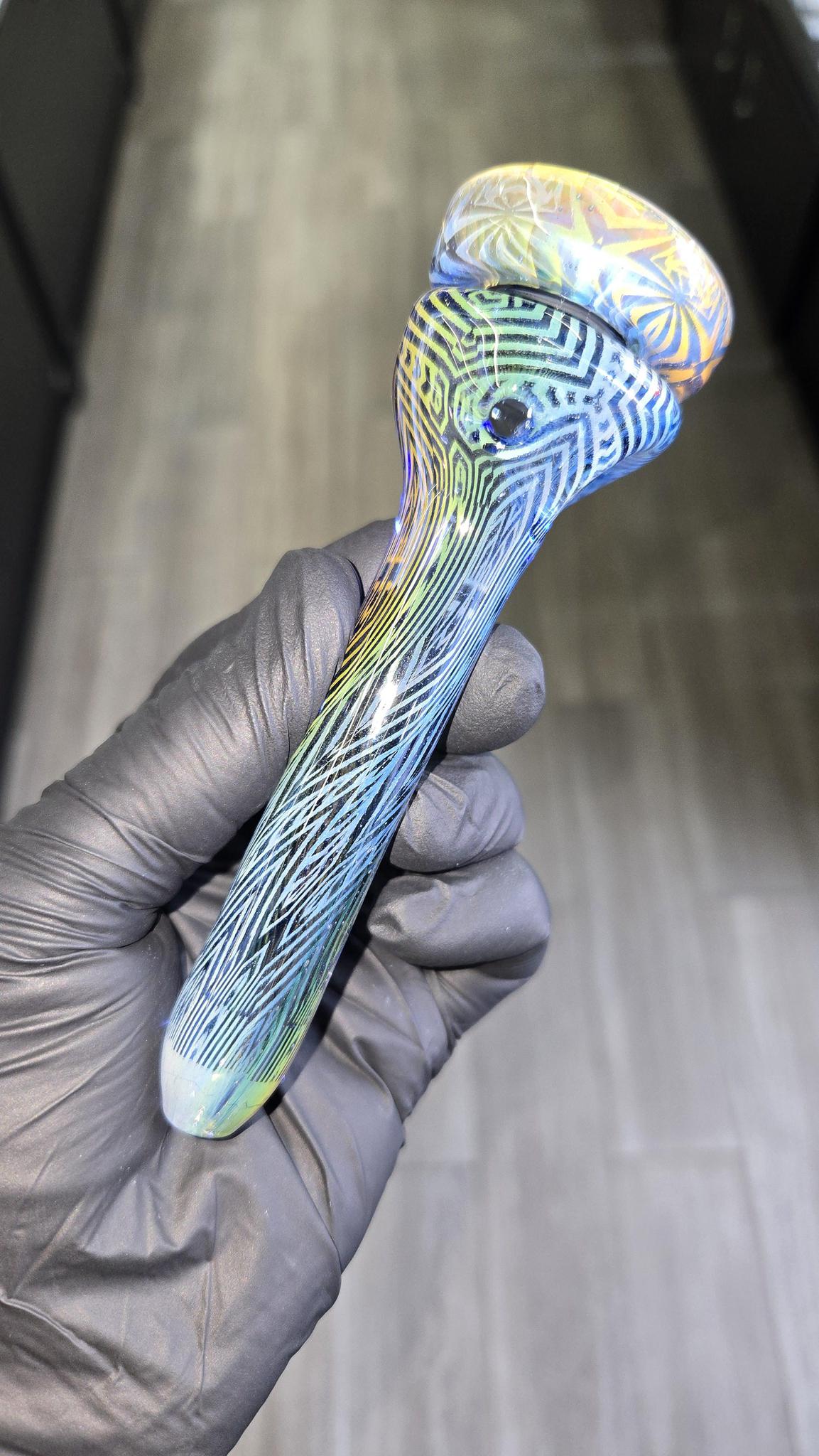 Hefe Glass - Fumed Etch Spoon #4
