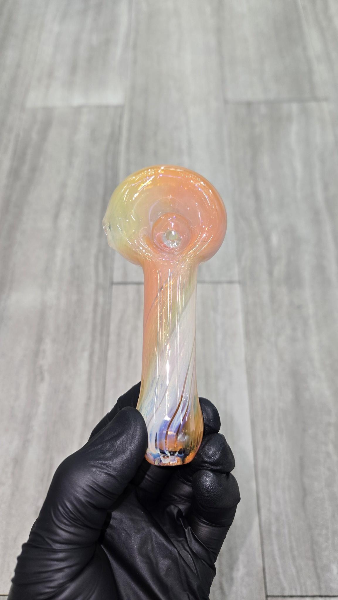 Izlow Glass - Half Fumed Handpipe