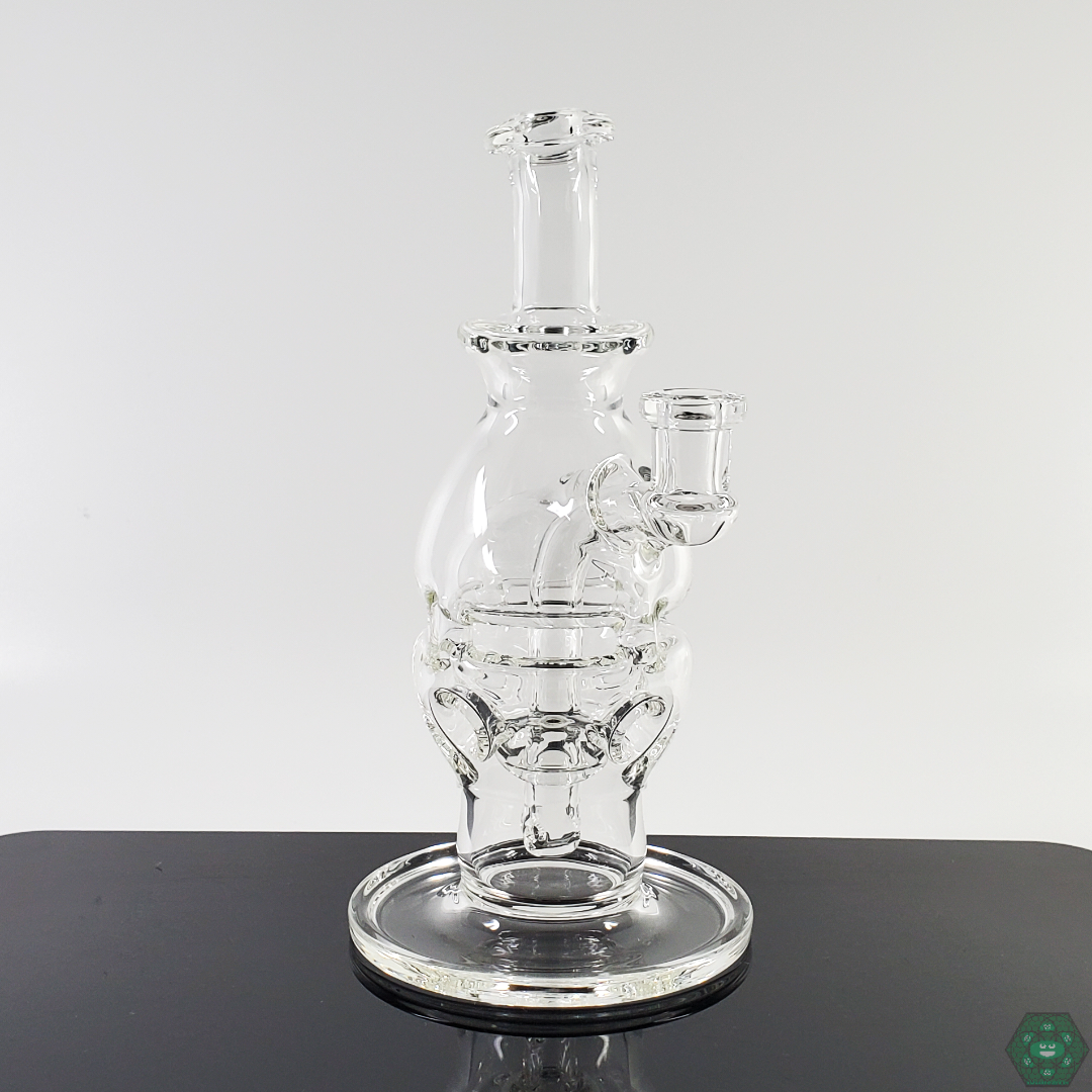  A.H Glass Clear Fab Egg designed to deliver smooth hits with superior filtration.