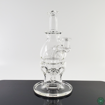  A.H Glass Clear Fab Egg designed to deliver smooth hits with superior filtration.