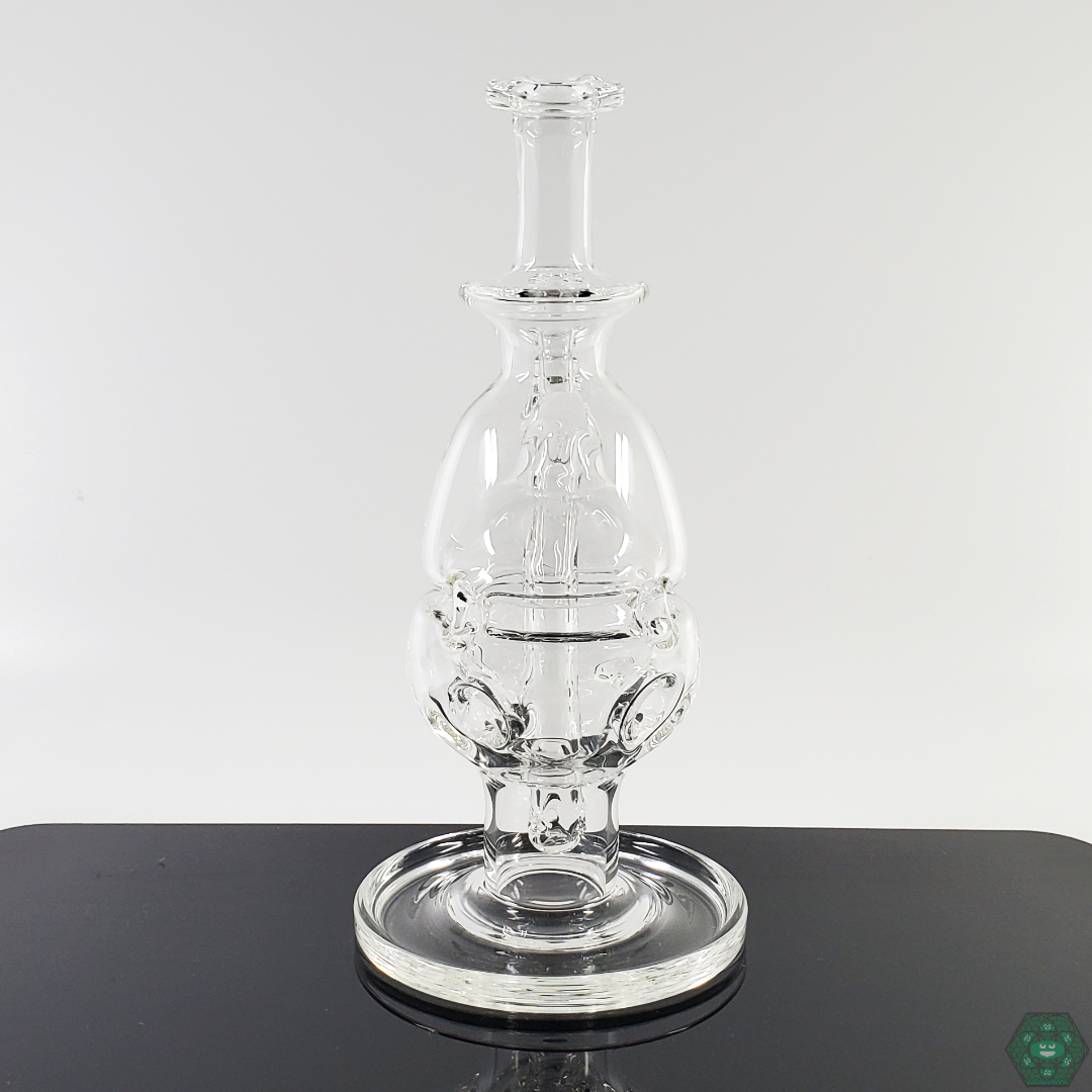  A.H Glass Clear Fab Egg featuring elegant design and premium glass construction.