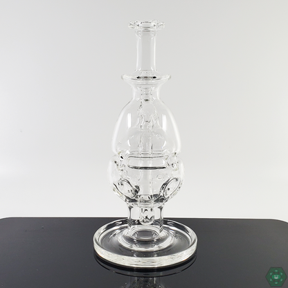  A.H Glass Clear Fab Egg featuring elegant design and premium glass construction.
