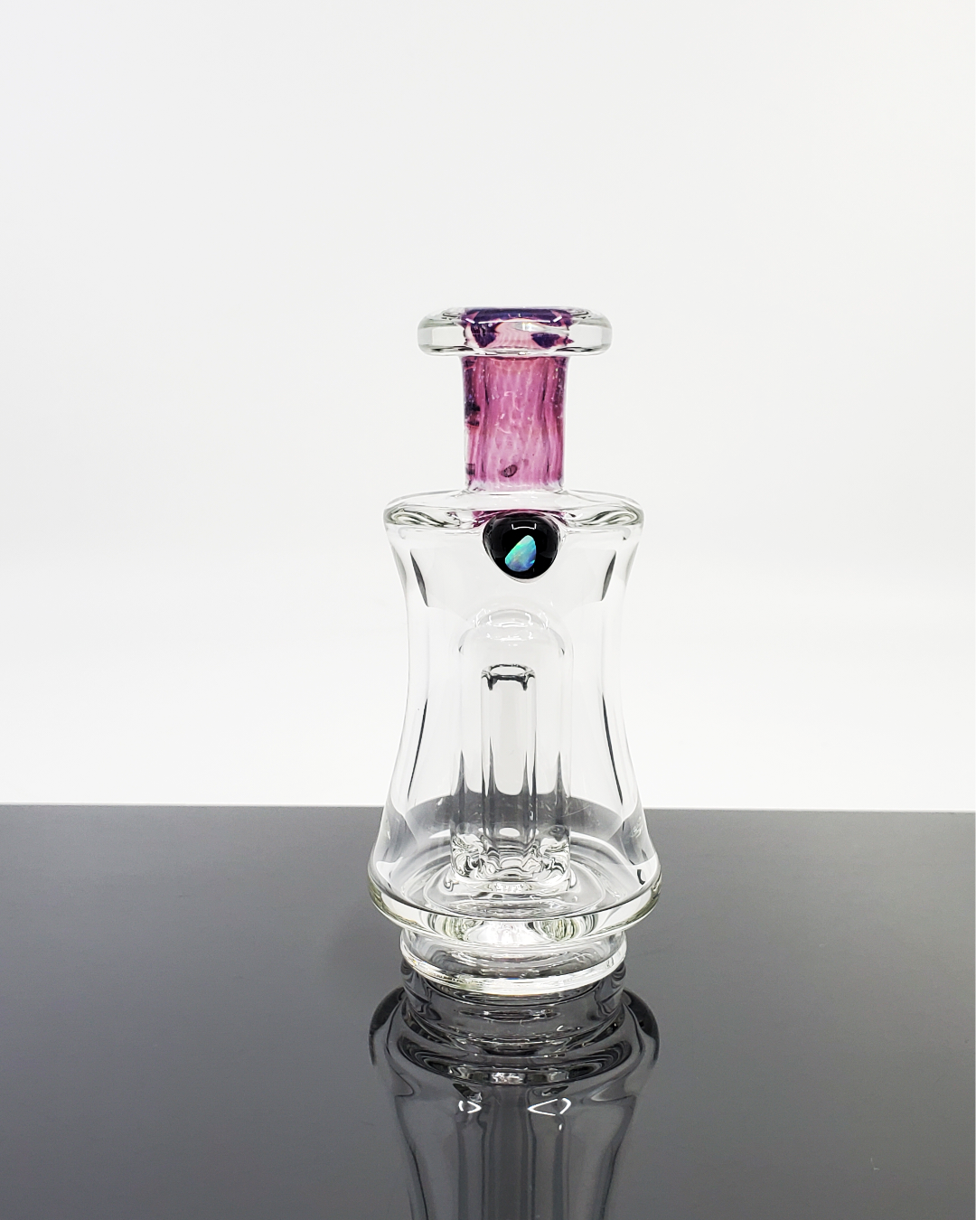 AJ Surf City Clear with Worked Neck Puffco Attachment | Smooth, Flavorful Vapor and Easy Cleaning for Daily Use

