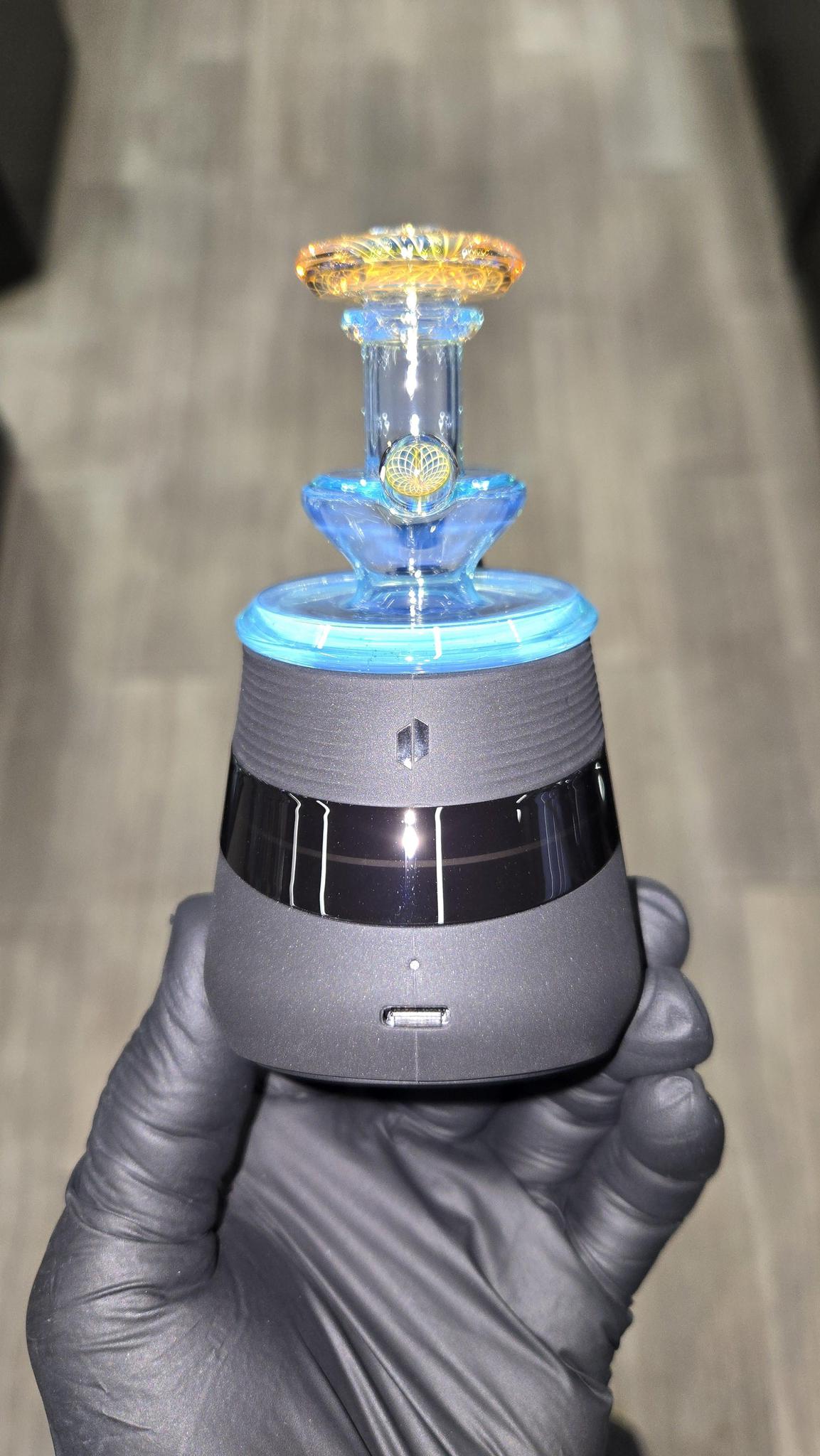 Gatez Glass - Neptunium Dry Top Puffco Peak/Pro Attachment