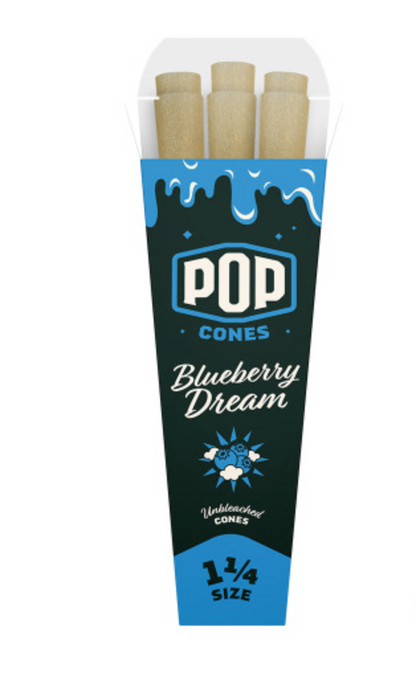 Pop Cones 1 1/4 Pre-Rolled Cones 6ct (Unbleached)