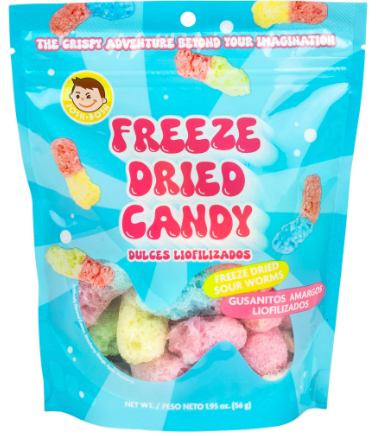 Pocas Josh Bosh Freeze Dried Candy Sour Worms