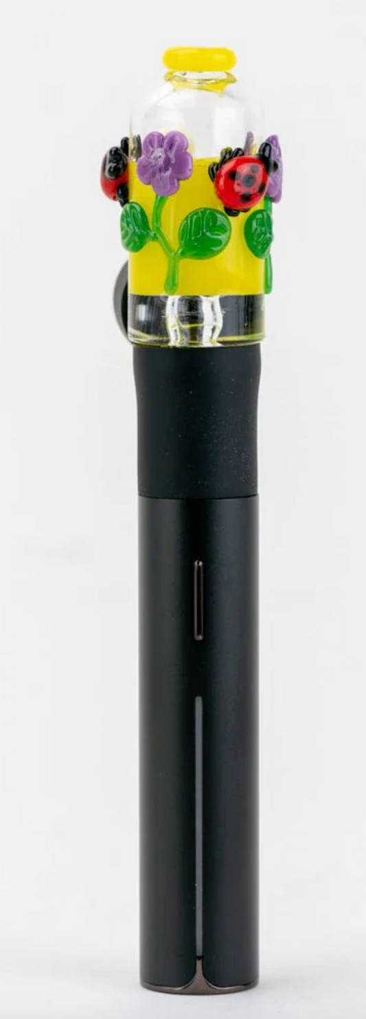 Empire Glassworks Puffco Pivot Glass Mouthpiece - Sunshine Garden