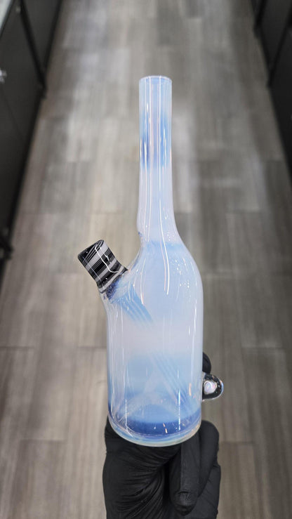 The Glass Mechanic - Moonstone Encased Opal Sake Bottle