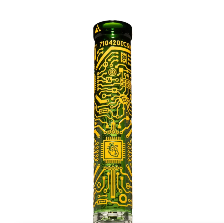 Milkyway Glass - Circuitboard Spectrum 16" Beaker Bong (Limited Edition)