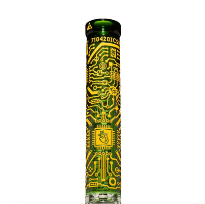 Milkyway Glass - Circuitboard Spectrum 16" Beaker Bong (Limited Edition)