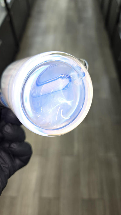 The Glass Mechanic - Moonstone Encased Opal Sake Bottle