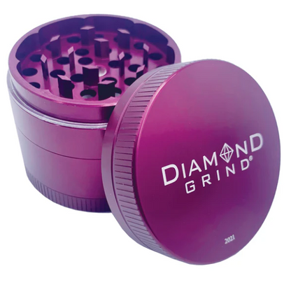 Diamond Grind - 63mm Anodized 4 Piece Grinder