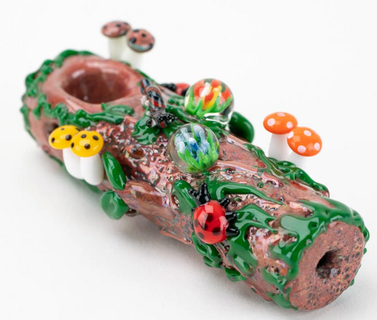 Empire Glassworks Mossy Log Dry Pipe