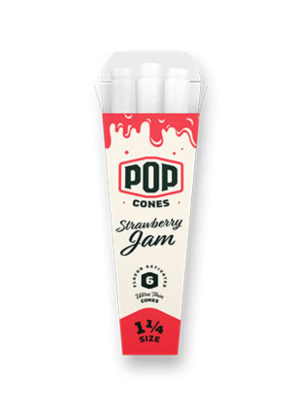 Pop Cones 1 1/4 Pre-Rolled Cones 6ct (Ultra Thin)