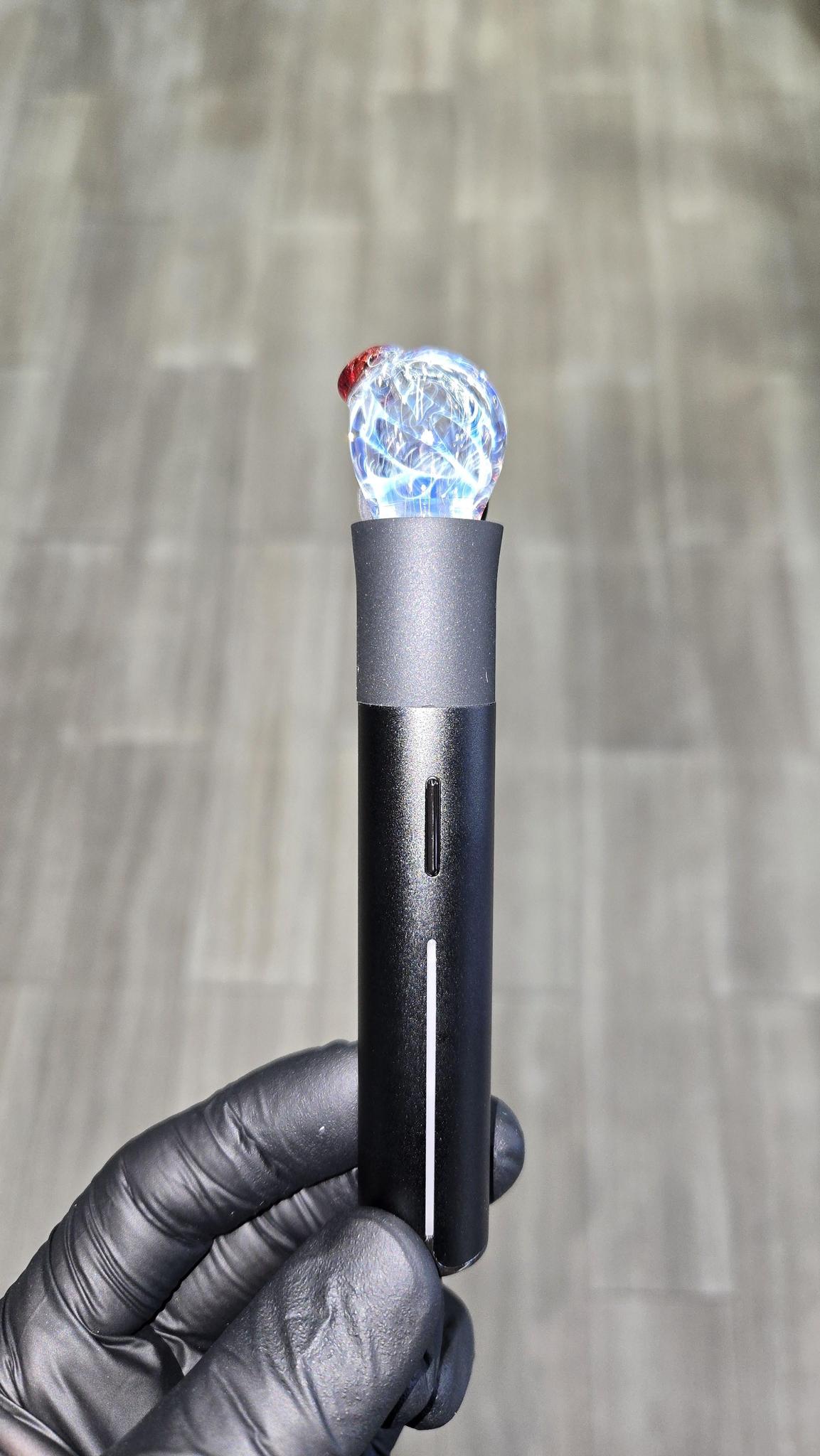 Soft Spoken Glass - Gold & Silver Fume Pivot Top