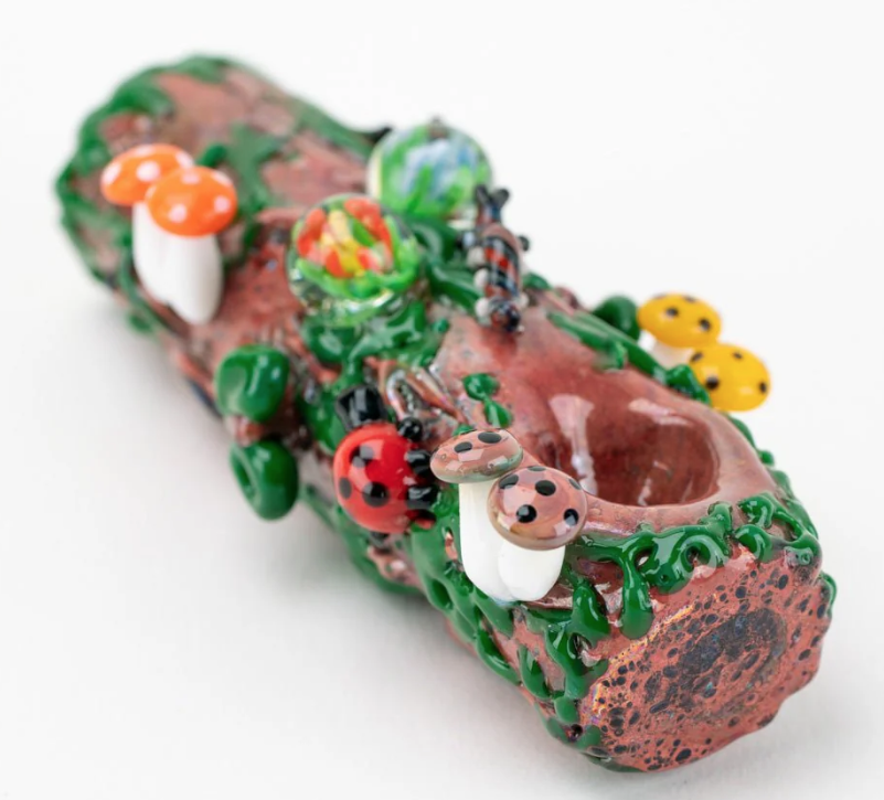Empire Glassworks Mossy Log Dry Pipe