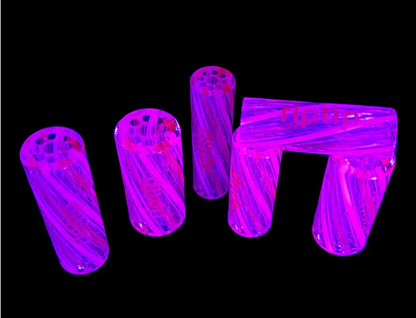 Gordo Scientific Rip Tips - Pink Champagne (UV) Pinstripe