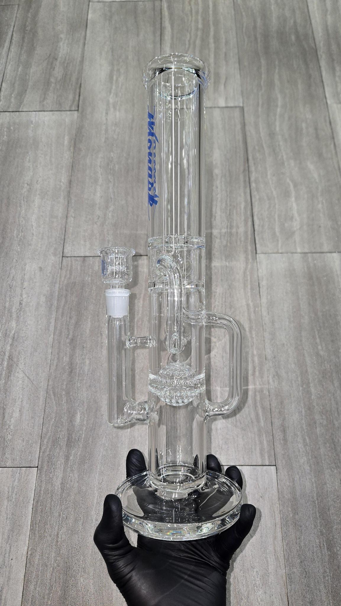 Monark Glass - 15" 50mm Ball Perc Recycler