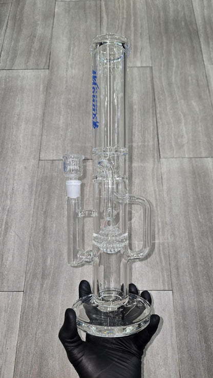 Monark Glass - 15" 50mm Ball Perc Recycler