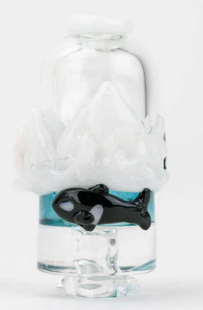 Empire Glassworks Puffco Pivot Glass Mouthpiece - Avenge the Arctic