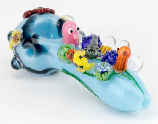 Empire Glassworks Great Barrier Reef Small Spoon Pipe