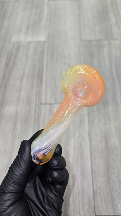 Izlow Glass - Half Fumed Handpipe