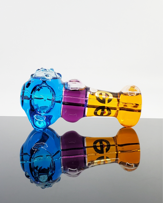 Cheech Glass Multi-Sec Glycerin Spoon featuring a multi-chamber glycerin-filled design for a cool and smooth smoking experience.