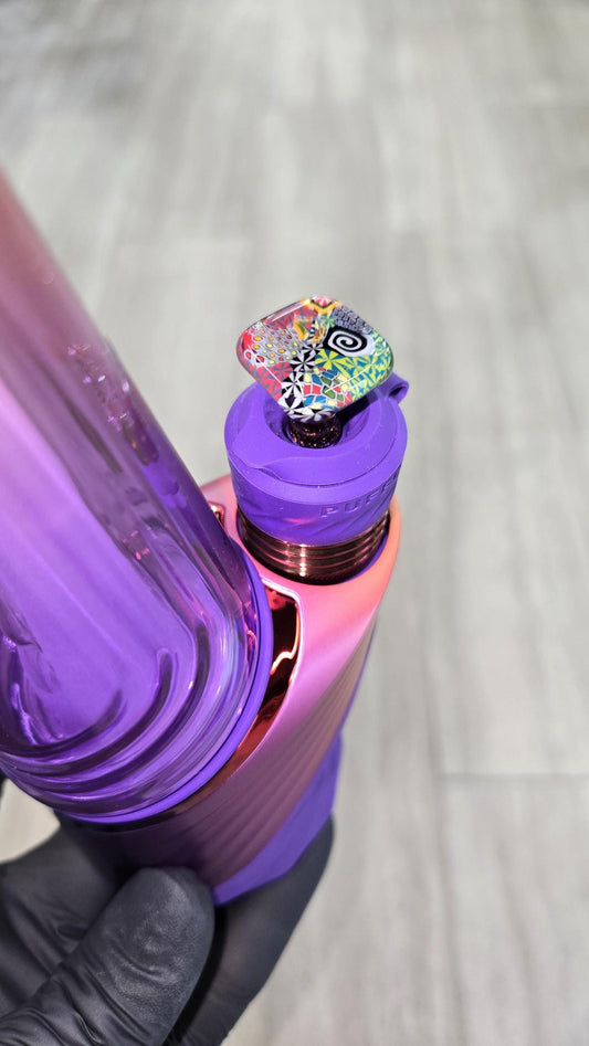 Hefe Glass - Murrine Tile 3DXL Puffco Peak pro Joystick Cap #2