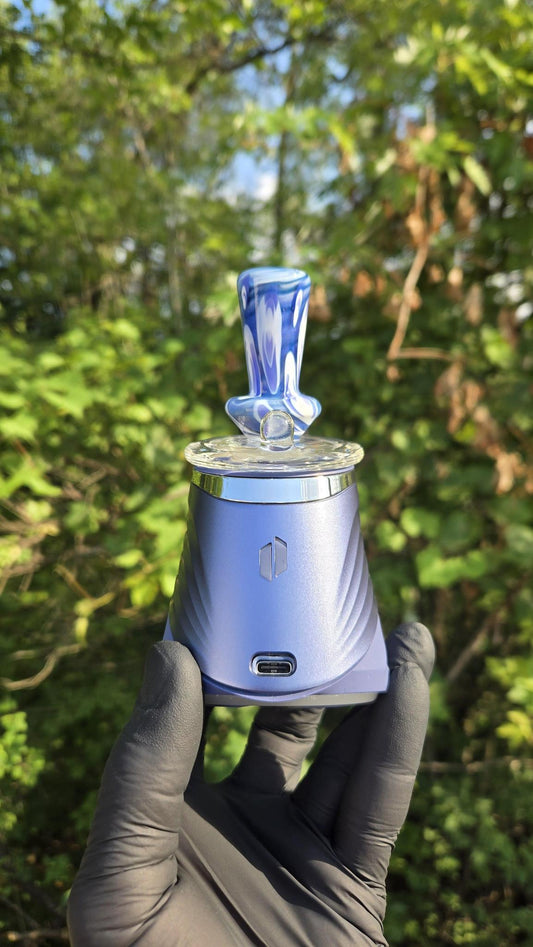 Indo Glass X Geoffmade - Clear Bottom Frit Work Dry Peak/Pro Attachment #4