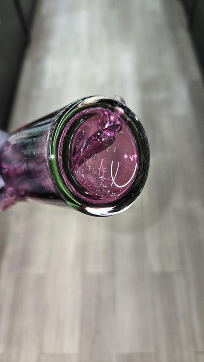 The Glass Mechanic - Gold Amethyst Encased Opal Sake Bottle