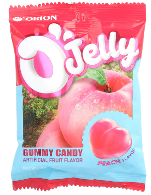 Orion O'Jelly Soft Gummy Candy Peach Flavor (Korea)