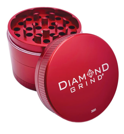 Diamond Grind - 63mm Anodized 4 Piece Grinder