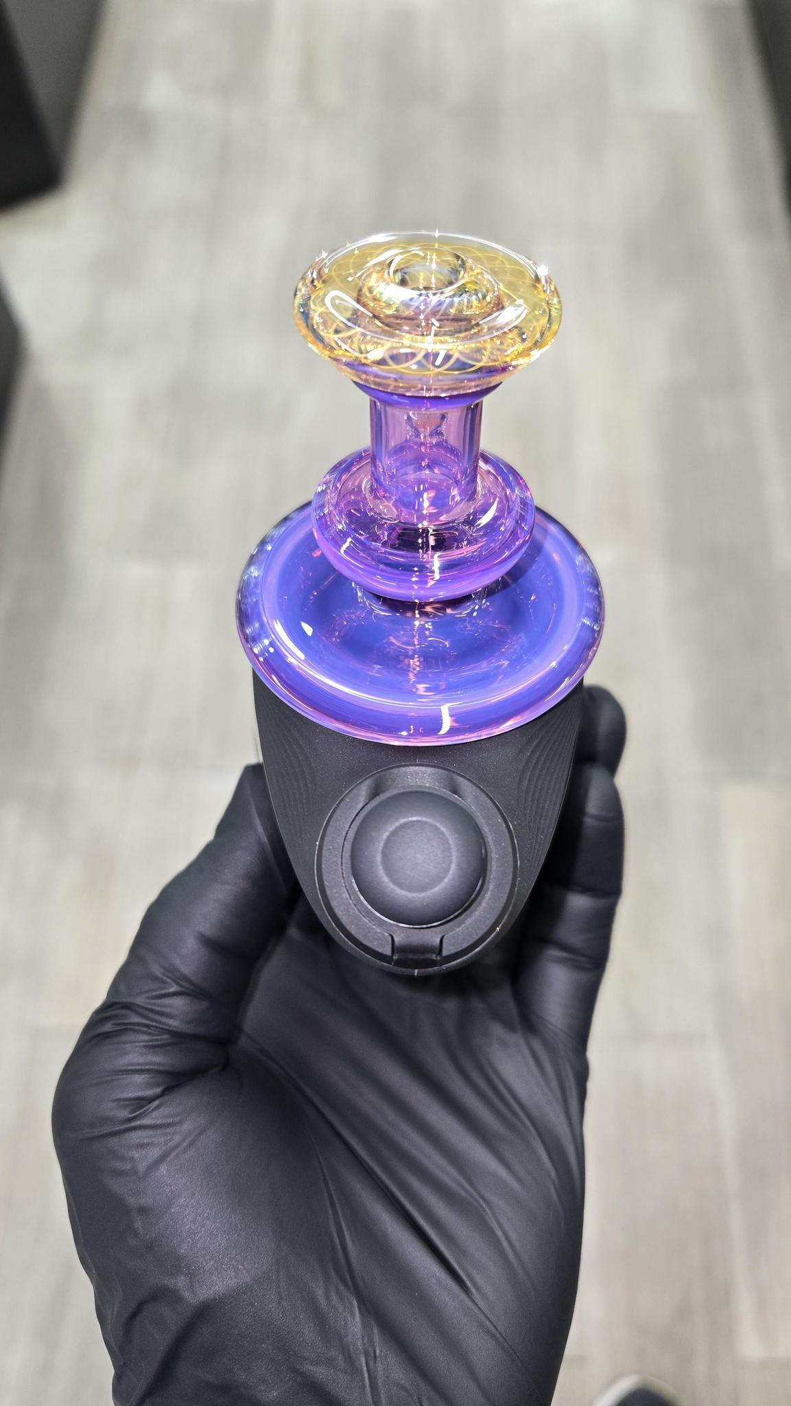 Gatez Glass - Telemagenta Dry Top Puffco Peak/Pro Attachment