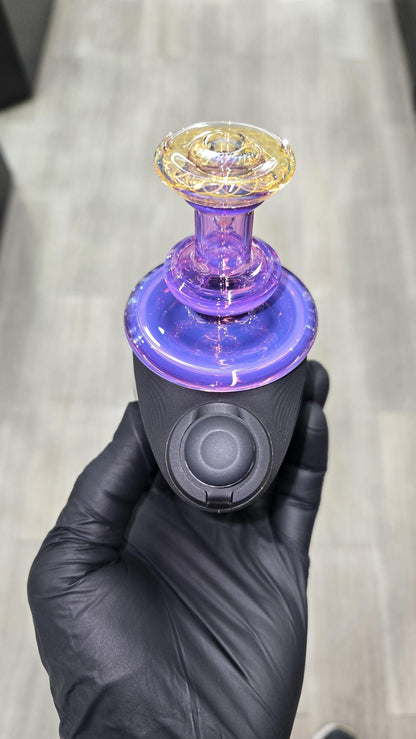 Gatez Glass - Telemagenta Dry Top Puffco Peak/Pro Attachment