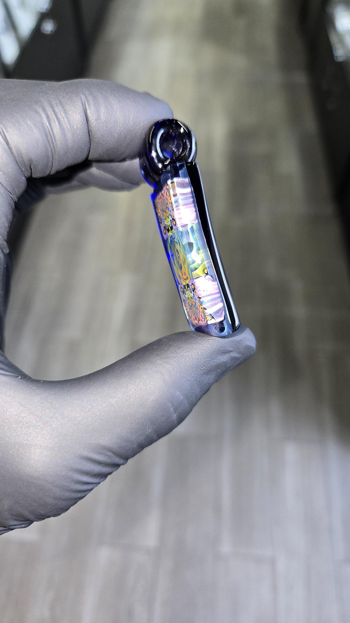 Hefe Glass - Fume & Murrine Chip Stack Pendant