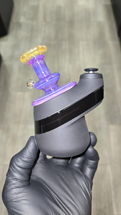 Gatez Glass - Telemagenta Dry Top Puffco Peak/Pro Attachment