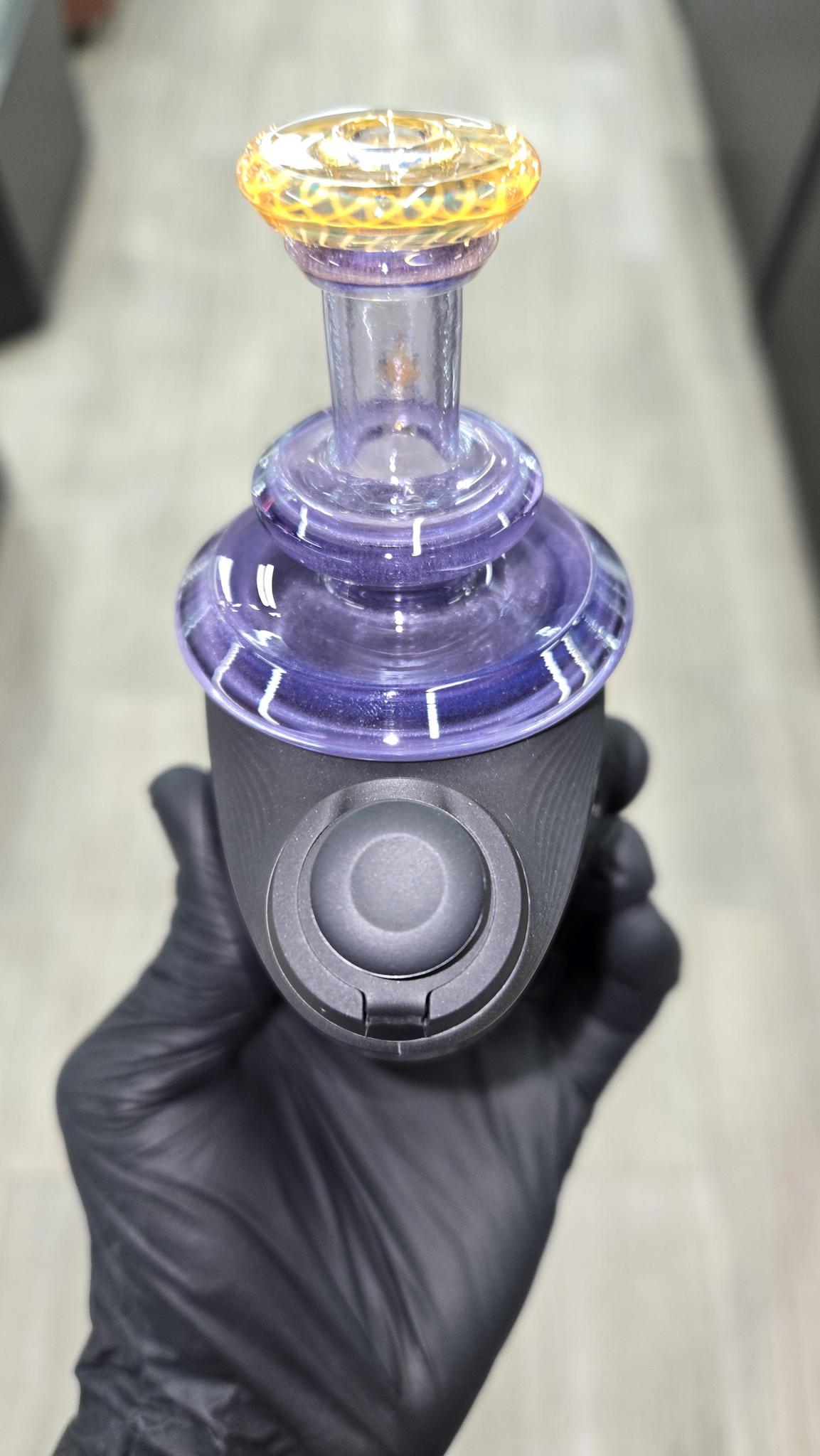 Gatez Glass - Wildberry Dry Top Puffco Peak/Pro Attachment