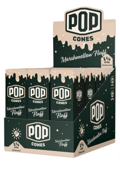 Pop Cones 1 1/4 Pre-Rolled Cones 6ct (Unbleached)