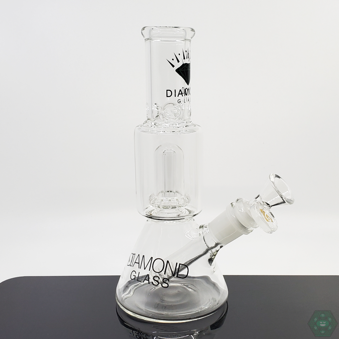 Diamond Glass Mini UFO Beaker | Compact Rig with UFO Perc & Ice Catche – HG