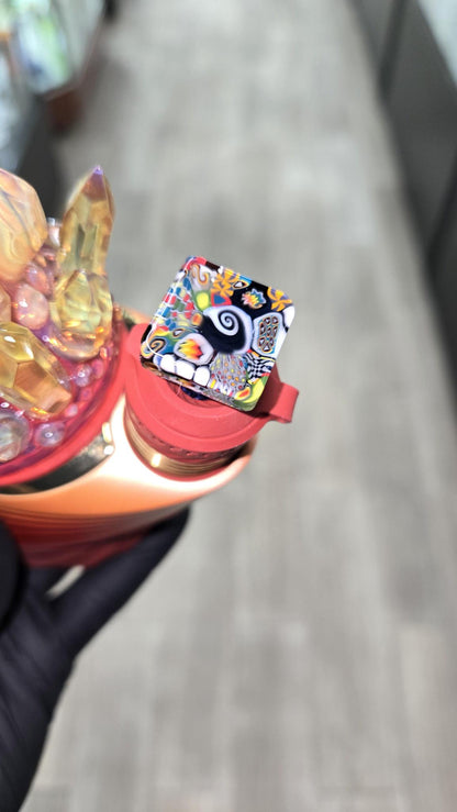 Hefe Glass - Murrine Tile 3DXL Puffco Peak pro Joystick Cap #3