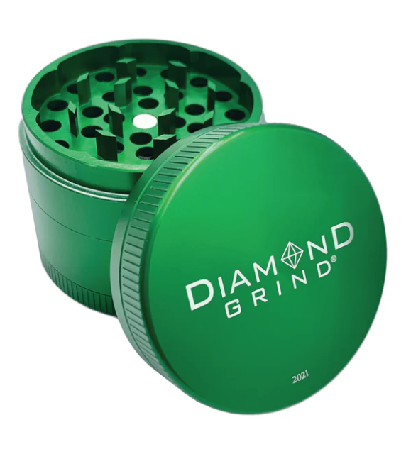 Diamond Grind - 50mm Matte 4 Piece Grinder