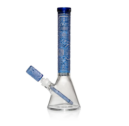 Milkyway Glass - Circuitboard Spectrum 16" Beaker Bong (Limited Edition)