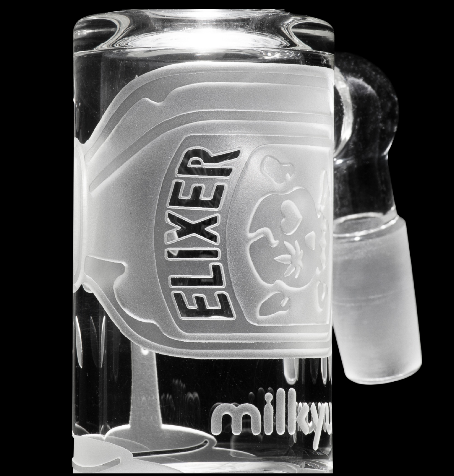 Milkyway Glass - Elixer Rose Clear Dry Ash Catcher