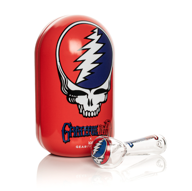 Grateful Dead - 4.5" Spoon Hand Pipe with Collectible Tin