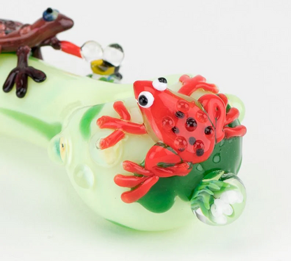 Empire Glassworks Ribbit Small Spoon Pipe