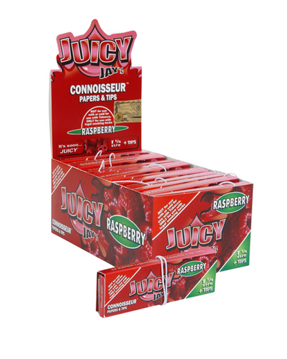 Juicy Jay's - Connoisseur Flavored Rolling Papers w Tips 1 1-4